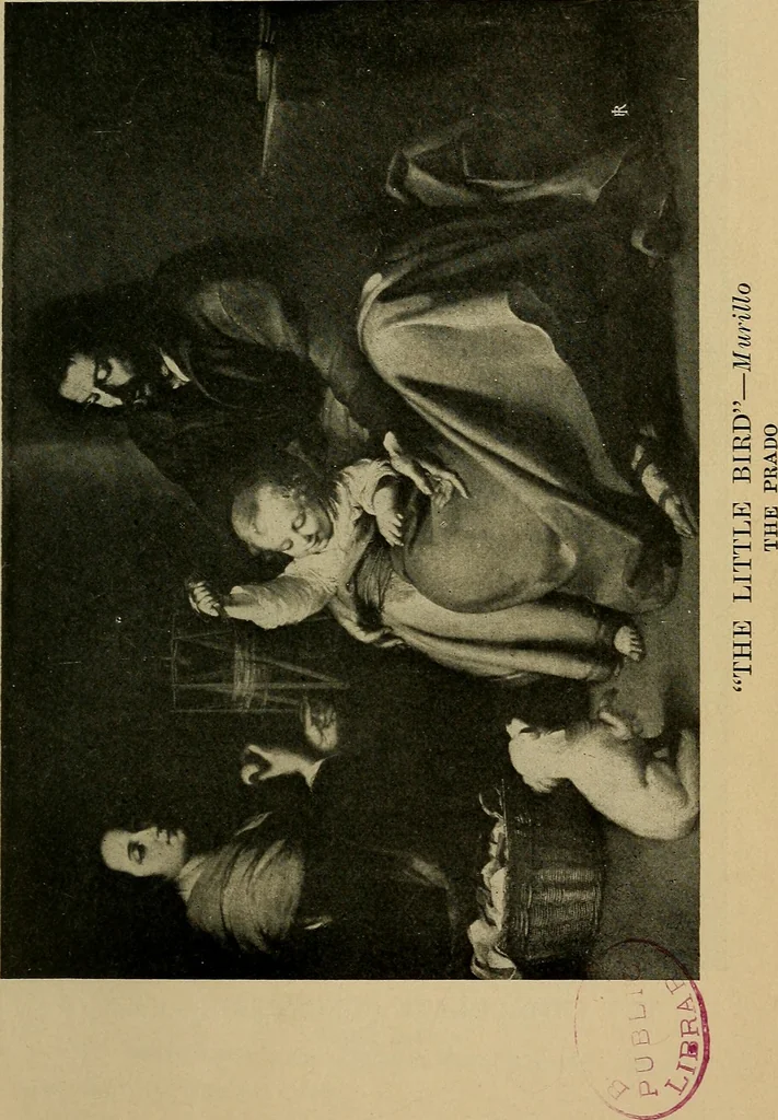 An illustration from How to visit the great picture galleries, 1911, leaf 554
