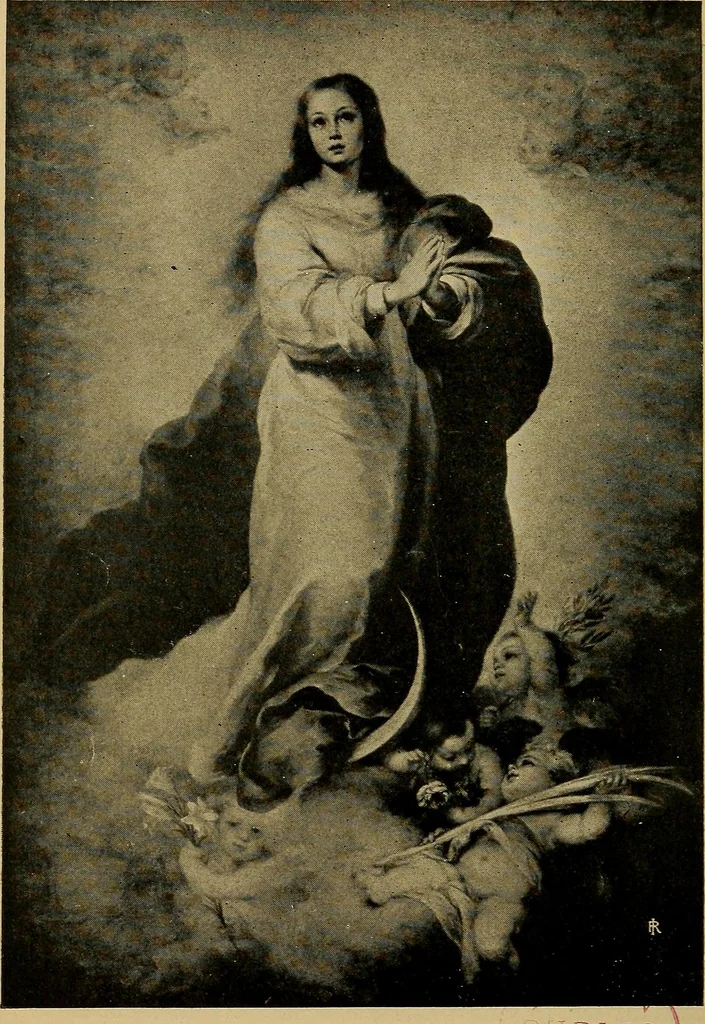An illustration from How to visit the great picture galleries, 1911, leaf 555