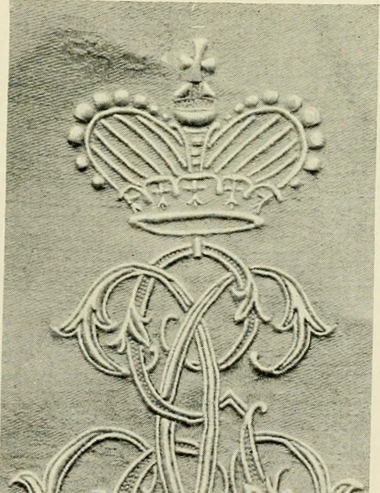 An illustration from How to work embroidery stitches; a practical method with 69 illustrations, 1909, leaf 24
