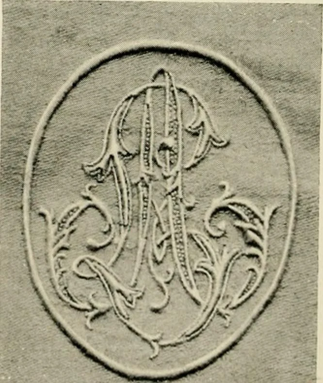 An illustration from How to work embroidery stitches; a practical method with 69 illustrations, 1909, leaf 25