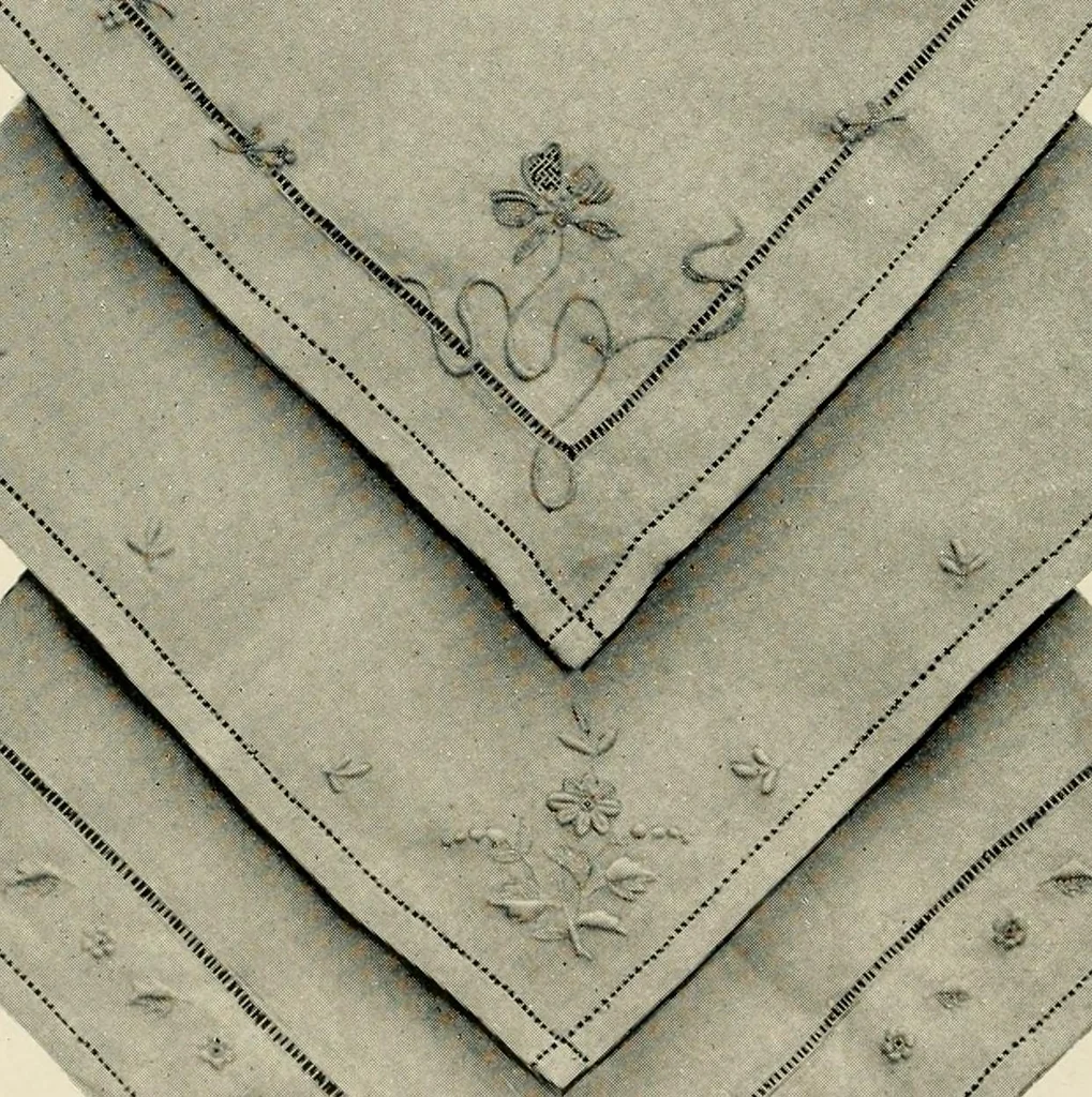An illustration from How to work embroidery stitches; a practical method with 69 illustrations, 1909, leaf 45