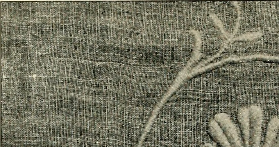 An illustration from How to work embroidery stitches; a practical method with 69 illustrations, 1909, leaf 49