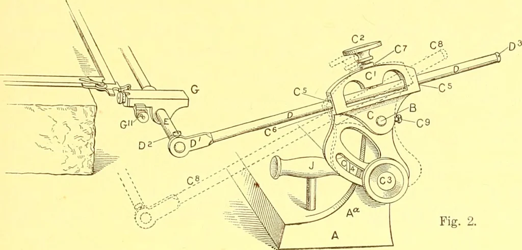An illustration from How to work it; a manual for the use of the Ben Day rapid shading mediums and its registry attachments, 1913, leaf 12
