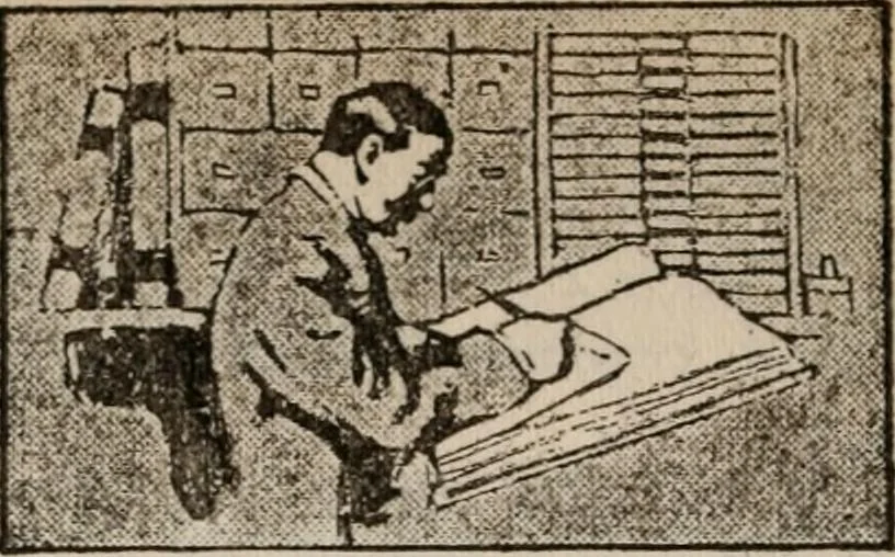 An illustration from How to write advertisements that sell; how to plan every step in your campaign--using sales points, schemes and inducements--how to write and lay out copy--choosing prospect lists and mediums--tests and records that increase returns; how 146 shrewd advertisers plan and place their copy, 1912, leaf 103