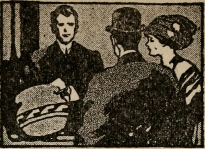 An illustration from How to write advertisements that sell; how to plan every step in your campaign--using sales points, schemes and inducements--how to write and lay out copy--choosing prospect lists and mediums--tests and records that increase returns; how 146 shrewd advertisers plan and place their copy, 1912, leaf 17