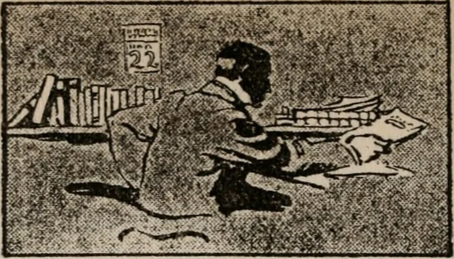An illustration from How to write advertisements that sell; how to plan every step in your campaign--using sales points, schemes and inducements--how to write and lay out copy--choosing prospect lists and mediums--tests and records that increase returns; how 146 shrewd advertisers plan and place their copy, 1912, leaf 83