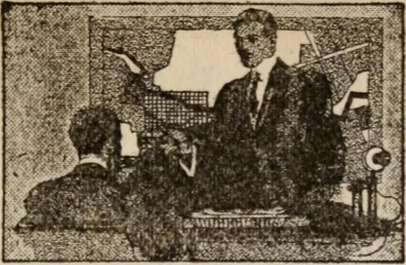 An illustration from How to write advertisements that sell; how to plan every step in your campaign--using sales points, schemes and inducements--how to write and lay out copy--choosing prospect lists and mediums--tests and records that increase returns; how 146 shrewd advertisers plan and place their copy, 1912, leaf 92