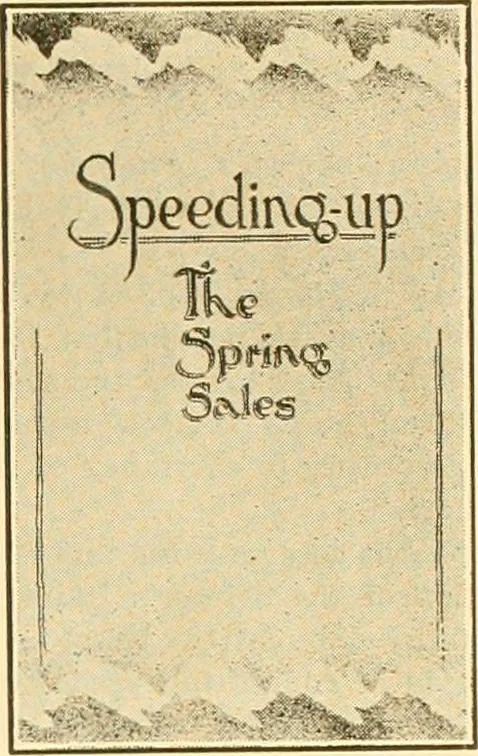 An illustration from How to write show cards, 1921, leaf 10