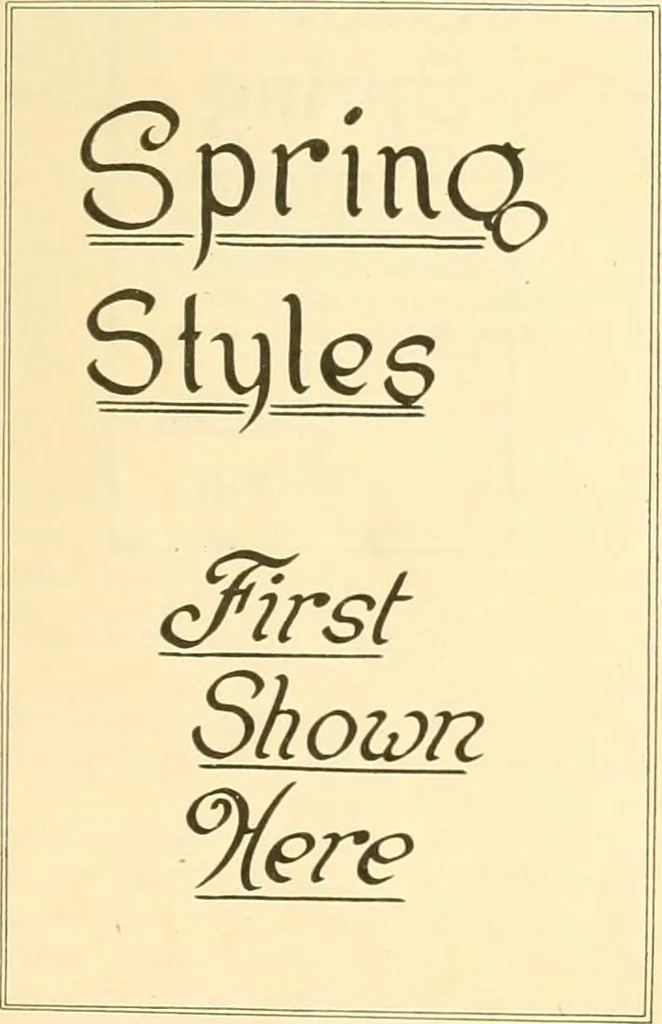 An illustration from How to write show cards, 1921, leaf 12