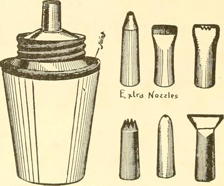 An illustration from How to write show cards, 1921, leaf 23