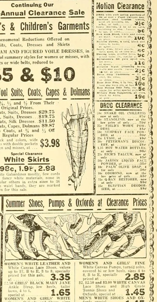 An illustration from How to write show cards, 1921, leaf 31