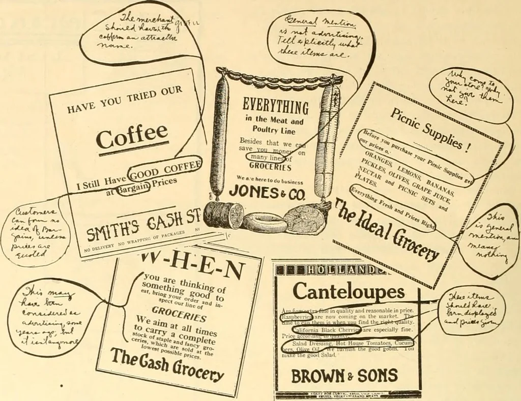 An illustration from How to write show cards, 1921, leaf 33