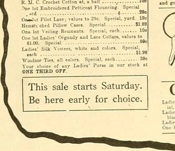 An illustration from How to write show cards, 1921, leaf 34