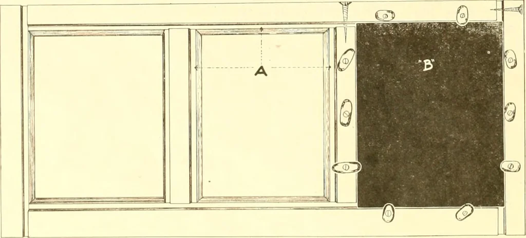 An illustration from How to write show cards, 1921, leaf 43