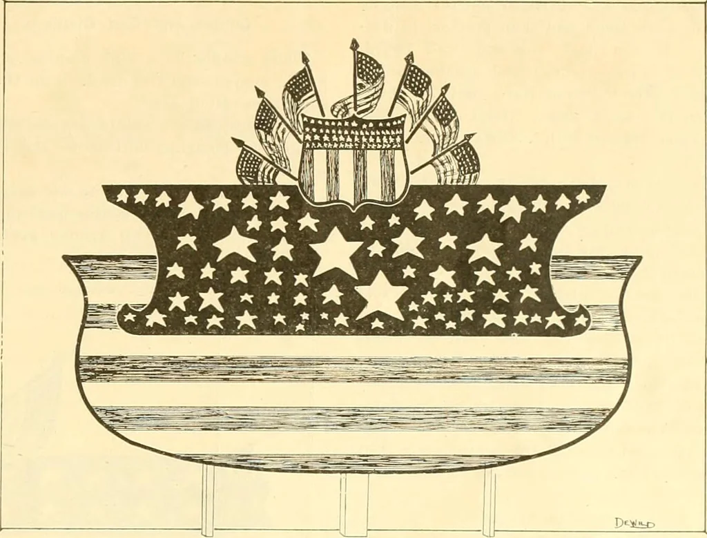 An illustration from How to write show cards, 1921, leaf 46
