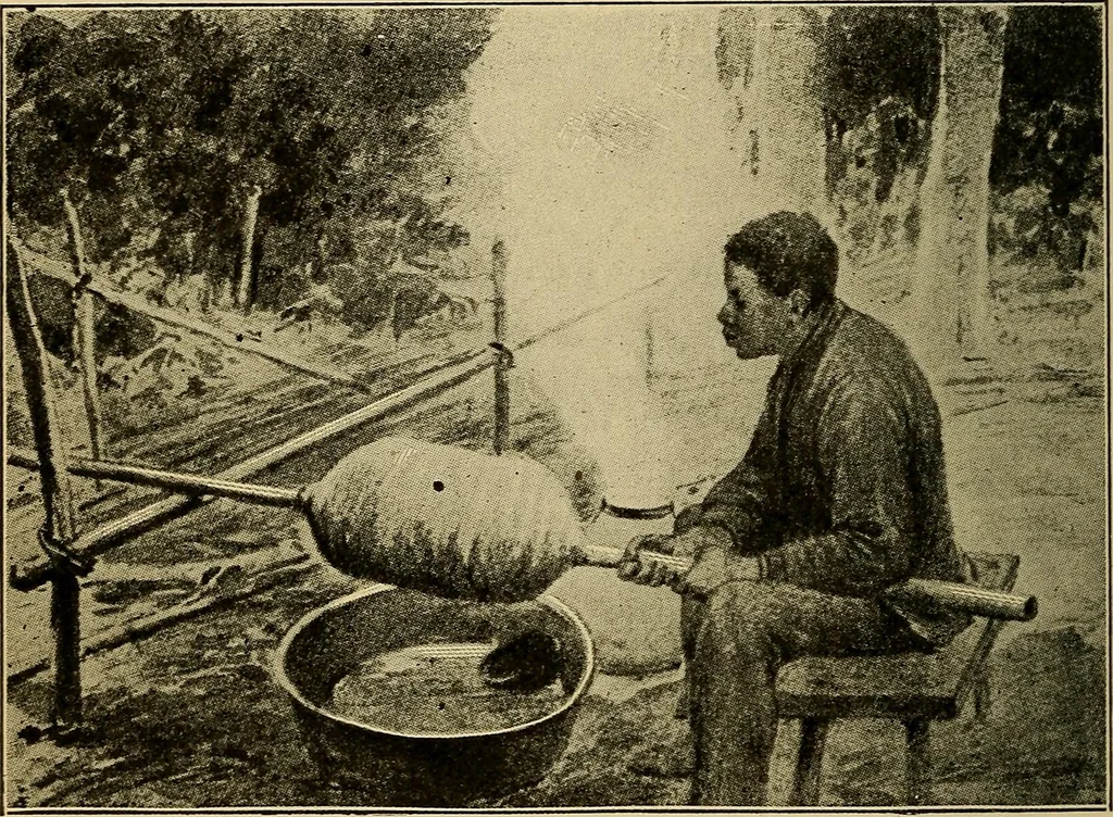 An illustration from How we are clothed ; a geographical reader, 1904, leaf 137