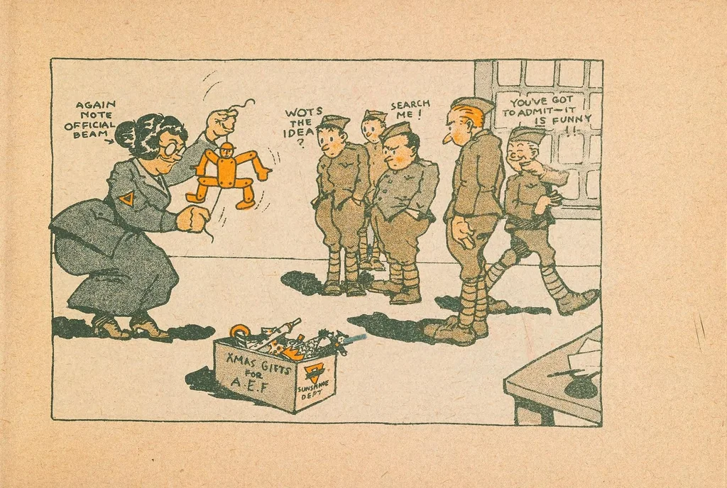 An illustration from How we won the war, 1919, leaf 19