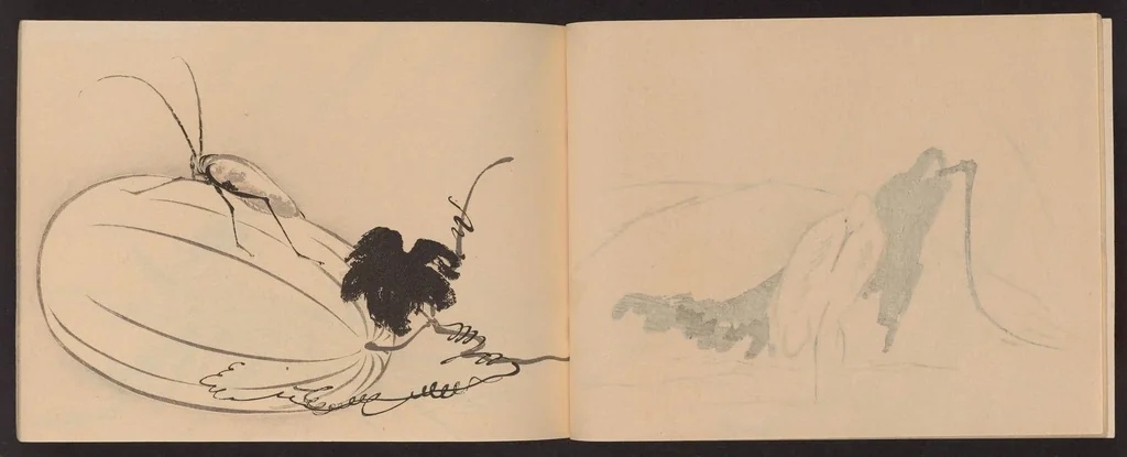 An illustration from Hōgajō, 1901, leaf 7