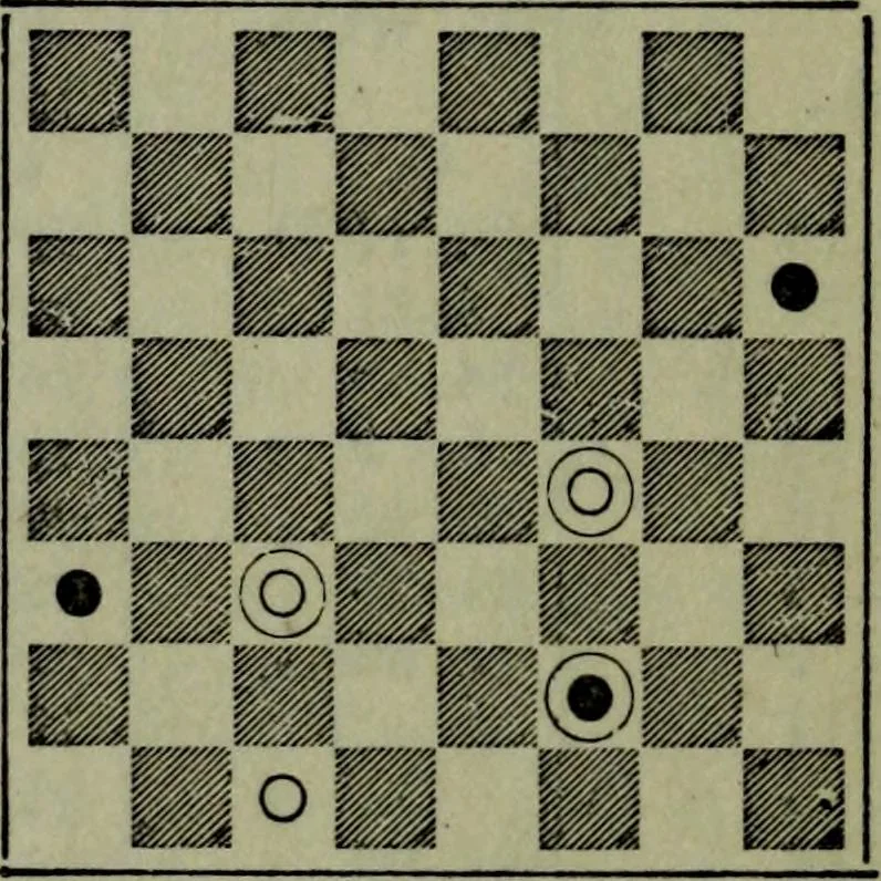 An illustration from Hoyle's games : containing all the modern methods of playing the latest and most fashionable games, 1875, leaf 137