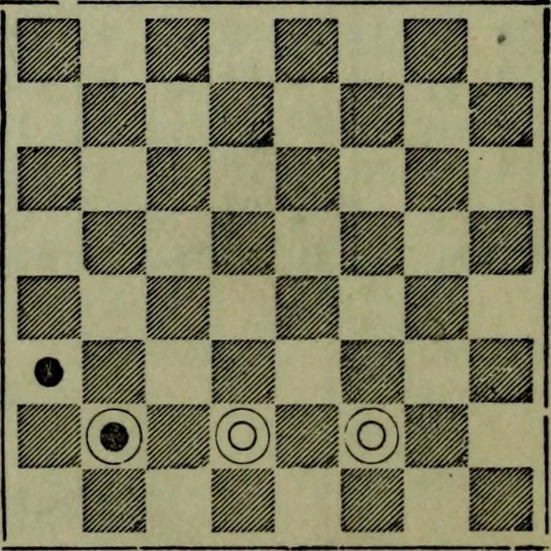 An illustration from Hoyle's games : containing all the modern methods of playing the latest and most fashionable games, 1875, leaf 137