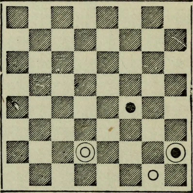 An illustration from Hoyle's games : containing all the modern methods of playing the latest and most fashionable games, 1875, leaf 138