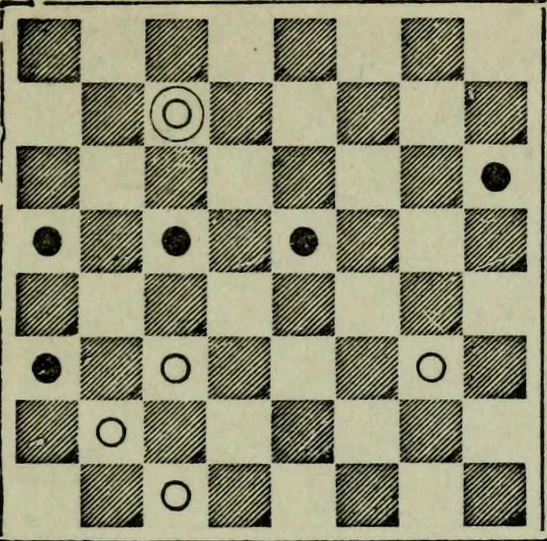 An illustration from Hoyle's games : containing all the modern methods of playing the latest and most fashionable games, 1875, leaf 138