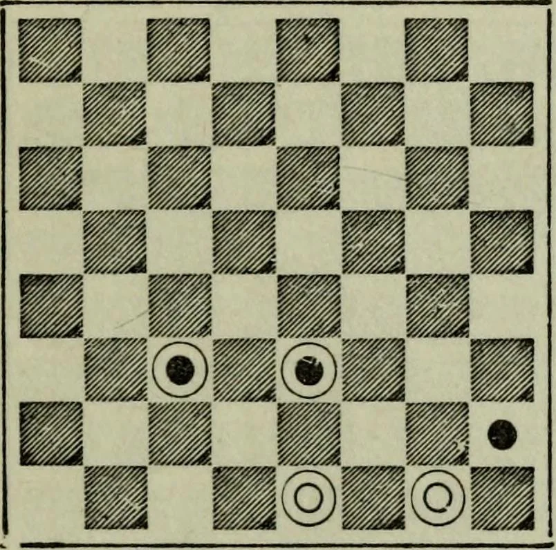 An illustration from Hoyle's games : containing all the modern methods of playing the latest and most fashionable games, 1875, leaf 138