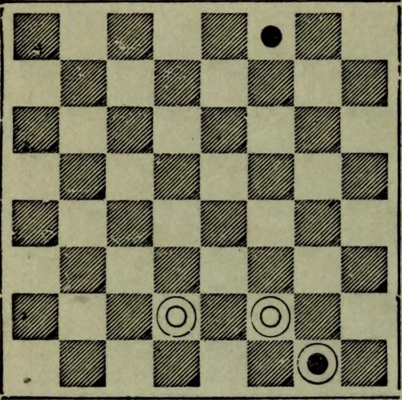 An illustration from Hoyle's games : containing all the modern methods of playing the latest and most fashionable games, 1875, leaf 139