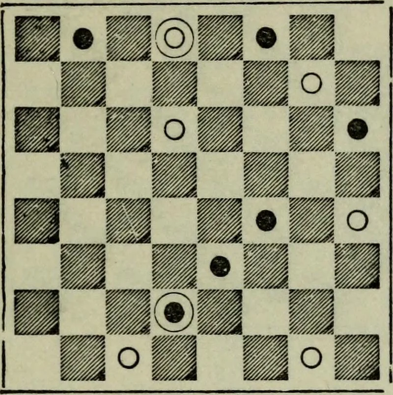 An illustration from Hoyle's games : containing all the modern methods of playing the latest and most fashionable games, 1875, leaf 140