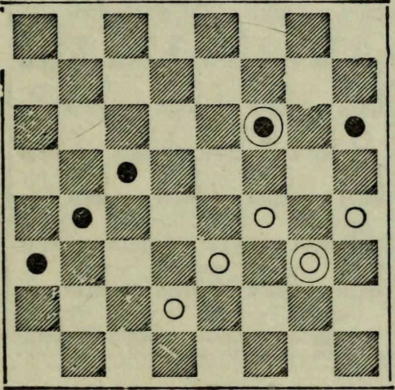 An illustration from Hoyle's games : containing all the modern methods of playing the latest and most fashionable games, 1875, leaf 140