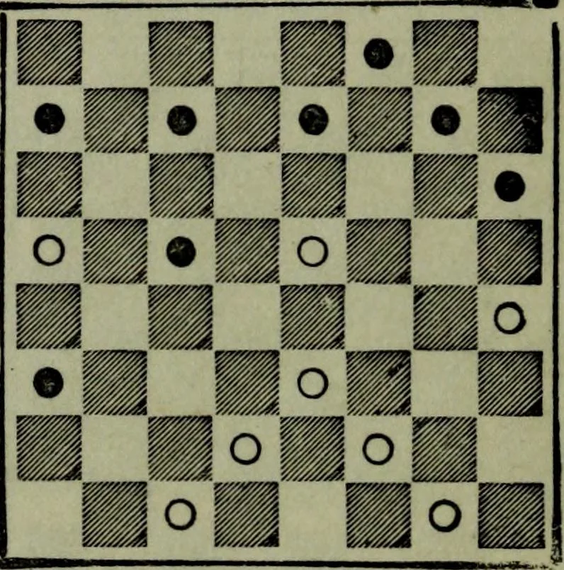 An illustration from Hoyle's games : containing all the modern methods of playing the latest and most fashionable games, 1875, leaf 141