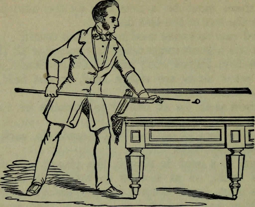 An illustration from Hoyle's games : containing all the modern methods of playing the latest and most fashionable games, 1875, leaf 191