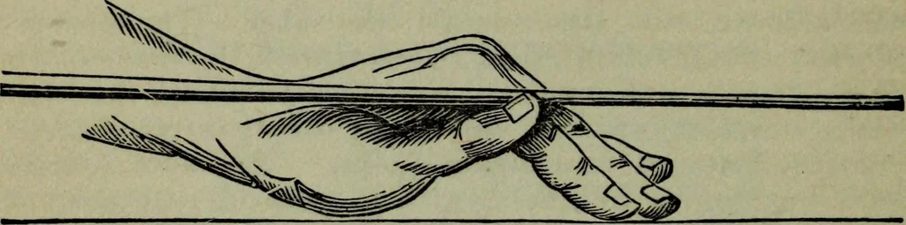 An illustration from Hoyle's games : containing all the modern methods of playing the latest and most fashionable games, 1875, leaf 193