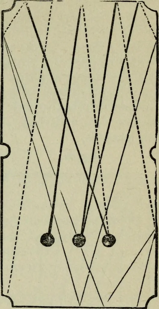 An illustration from Hoyle's games : containing all the modern methods of playing the latest and most fashionable games, 1875, leaf 206