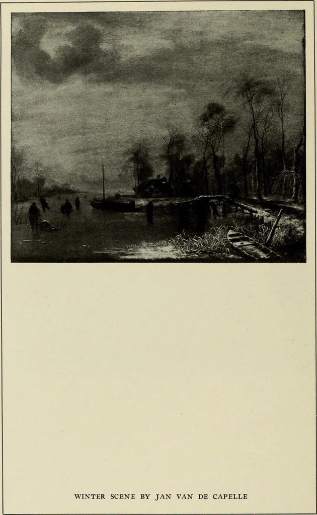 An illustration from The Hudson-Fulton celebration. Catalogue of an exhibition held in the Metropolitan museum of art commemorative of the tercentenary of the discovery of the Hudson River by Henry Hudson in the year 1609, and the centenary of the first use of steam in the navigation of said river by Robert Fulton in the year 1807 ... New York, September to November, MCMIX, 1909, leaf 59