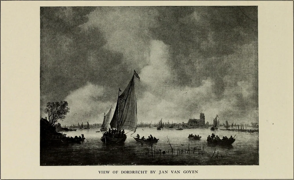 An illustration from The Hudson-Fulton celebration. Catalogue of an exhibition held in the Metropolitan museum of art commemorative of the tercentenary of the discovery of the Hudson River by Henry Hudson in the year 1609, and the centenary of the first use of steam in the navigation of said river by Robert Fulton in the year 1807 ... New York, September to November, MCMIX, 1909, leaf 90