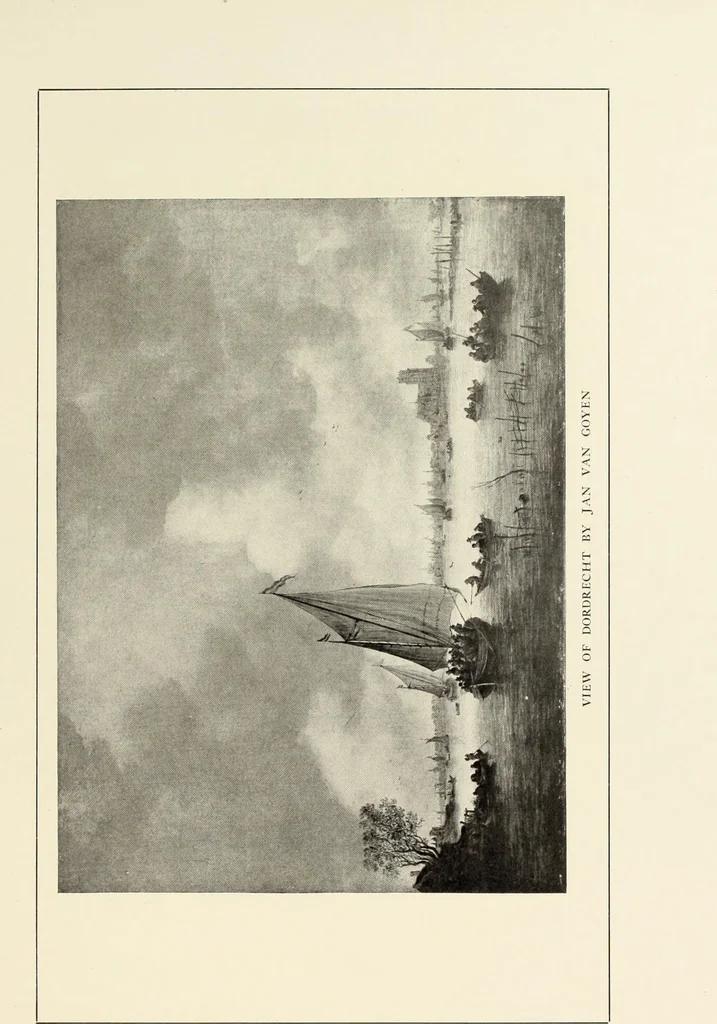 An illustration from The Hudson-Fulton celebration. Catalogue of an exhibition held in the Metropolitan Museum of Art; commemorative of the tercentenary of the discovery of the Hudson River by Henry Hudson in the year 1609, and the centenary of the first use of steam in the navigation of said river by Robert Fulton in the year 1807, 1909, leaf 90