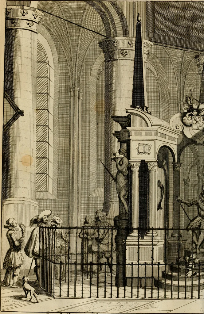An illustration from Hugo de Groots Nederlandtsche jaerboeken en historien : sedert het jaer MDLV tot het jaer MDCIX : met De belegering der stadt Grol en den aenkleven des jaers MDCXXVII, als ook Het tractaet van de Batavische nu Hollandtsche Republyk, en De vrye zeevaert : met aenteeckeningen, voorts met het leven des schrijvers, twee volkomen registers, en veele koopere platen verciert, 1681, leaf 193