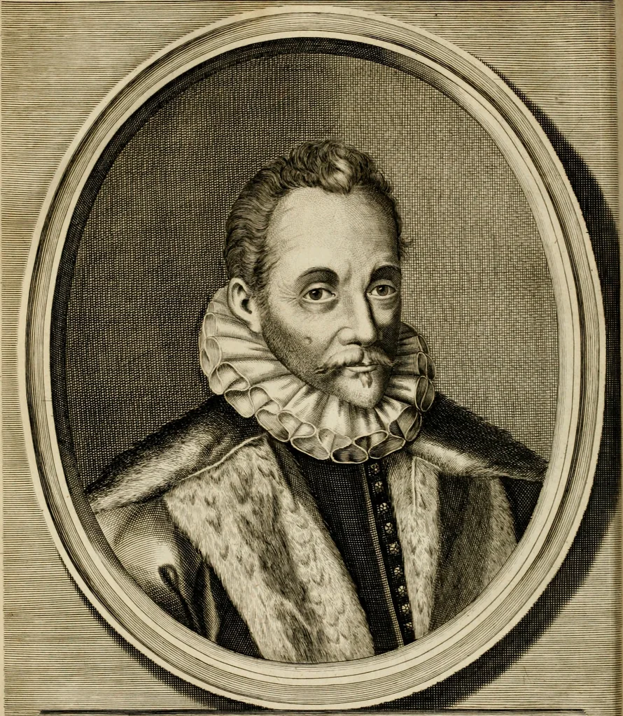 An illustration from Hugo de Groots Nederlandtsche jaerboeken en historien : sedert het jaer MDLV tot het jaer MDCIX : met De belegering der stadt Grol en den aenkleven des jaers MDCXXVII, als ook Het tractaet van de Batavische nu Hollandtsche Republyk, en De vrye zeevaert : met aenteeckeningen, voorts met het leven des schrijvers, twee volkomen registers, en veele koopere platen verciert, 1681, leaf 211