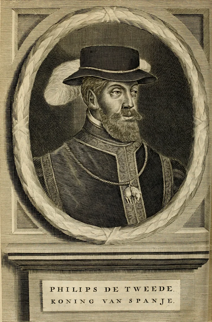 An illustration from Hugo de Groots Nederlandtsche jaerboeken en historien : sedert het jaer MDLV tot het jaer MDCIX : met De belegering der stadt Grol en den aenkleven des jaers MDCXXVII, als ook Het tractaet van de Batavische nu Hollandtsche Republyk, en De vrye zeevaert : met aenteeckeningen, voorts met het leven des schrijvers, twee volkomen registers, en veele koopere platen verciert, 1681, leaf 503