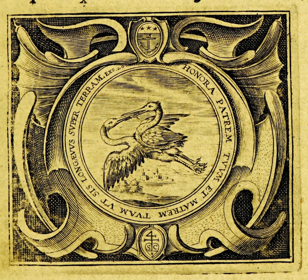 An illustration from Hugonis Grotii De origine gentium Americanarum dissertatio altera, adversus obtrectatorem ., 1643, leaf 7