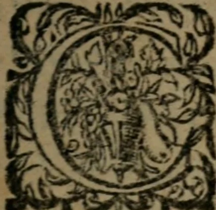 An illustration from Humanae salutis monumenta, 1581, leaf 4