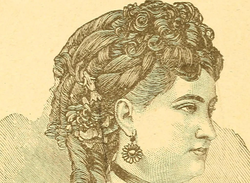 An illustration from Human nature, or, Men and women exposed : treating of every characteristic, both good and bad, of the various types of man and woman as they exist, and as manifested in every-day life, giving "the truth, the whole truth, and nothing but the truth", 1901, leaf 43