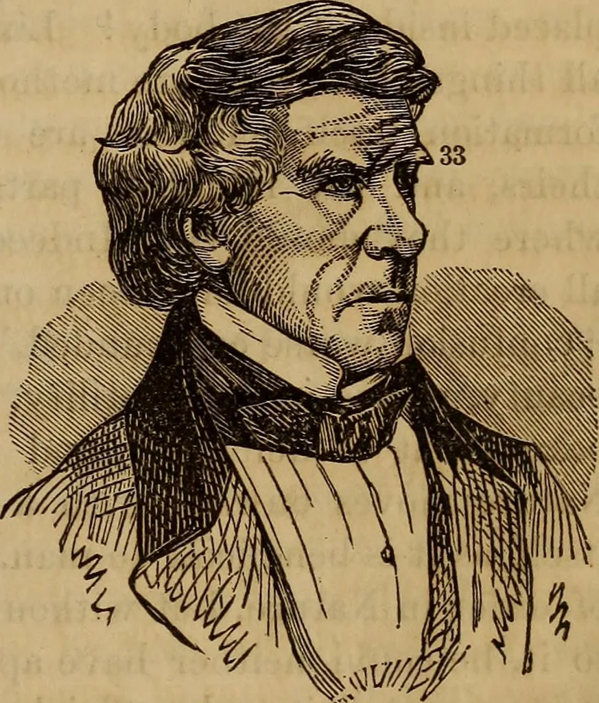An illustration from Human science, or, Phrenology : its principles, proofs, faculties, organs, temperaments, combinations, conditions, teachings, philosophies, etc., etc. : as applied to health, its values, laws, functions, organs, means, preservation, restoration, etc. : mental philosophy, human and self improvement, civilization, home, country, commerce, rights, duties, ethics, etc. : God, His existence, attributes, laws, worship, natural theology, etc. : immortality, its evidences, conditions, relations to time, rewards, punishments, sin, faith, prayer, etc. : intellect, memory, juvenile and self education, literature, mental discipline, the senses, sciences, arts, avocations, a perfect life, etc., etc., etc., 1873, leaf 1042