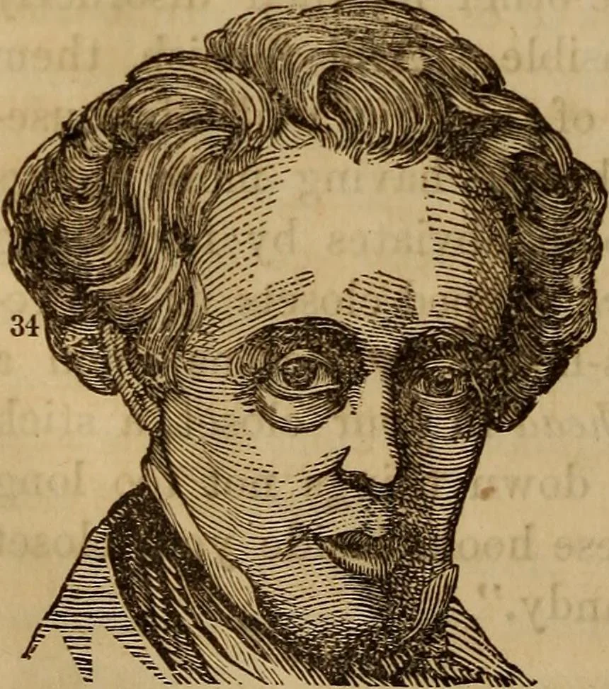 An illustration from Human science, or, Phrenology : its principles, proofs, faculties, organs, temperaments, combinations, conditions, teachings, philosophies, etc., etc. : as applied to health, its values, laws, functions, organs, means, preservation, restoration, etc. : mental philosophy, human and self improvement, civilization, home, country, commerce, rights, duties, ethics, etc. : God, His existence, attributes, laws, worship, natural theology, etc. : immortality, its evidences, conditions, relations to time, rewards, punishments, sin, faith, prayer, etc. : intellect, memory, juvenile and self education, literature, mental discipline, the senses, sciences, arts, avocations, a perfect life, etc., etc., etc., 1873, leaf 1047