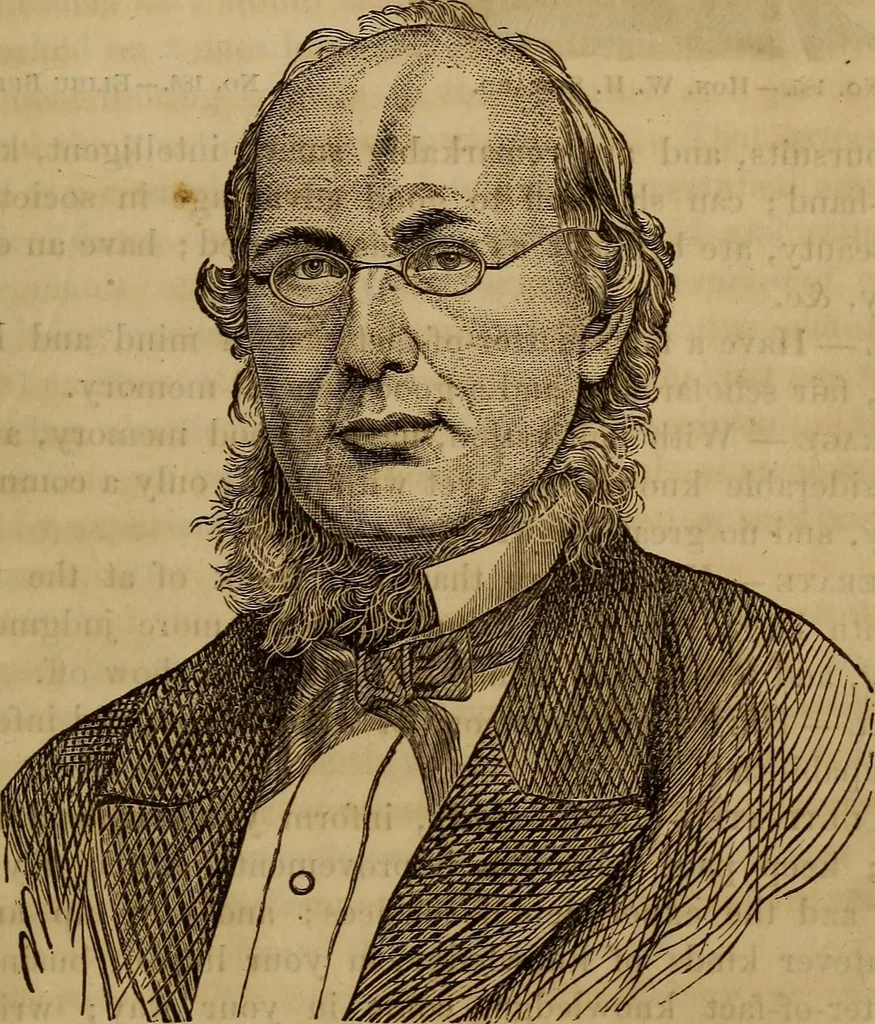 An illustration from Human science, or, Phrenology : its principles, proofs, faculties, organs, temperaments, combinations, conditions, teachings, philosophies, etc., etc. : as applied to health, its values, laws, functions, organs, means, preservation, restoration, etc. : mental philosophy, human and self improvement, civilization, home, country, commerce, rights, duties, ethics, etc. : God, His existence, attributes, laws, worship, natural theology, etc. : immortality, its evidences, conditions, relations to time, rewards, punishments, sin, faith, prayer, etc. : intellect, memory, juvenile and self education, literature, mental discipline, the senses, sciences, arts, avocations, a perfect life, etc., etc., etc., 1873, leaf 1066