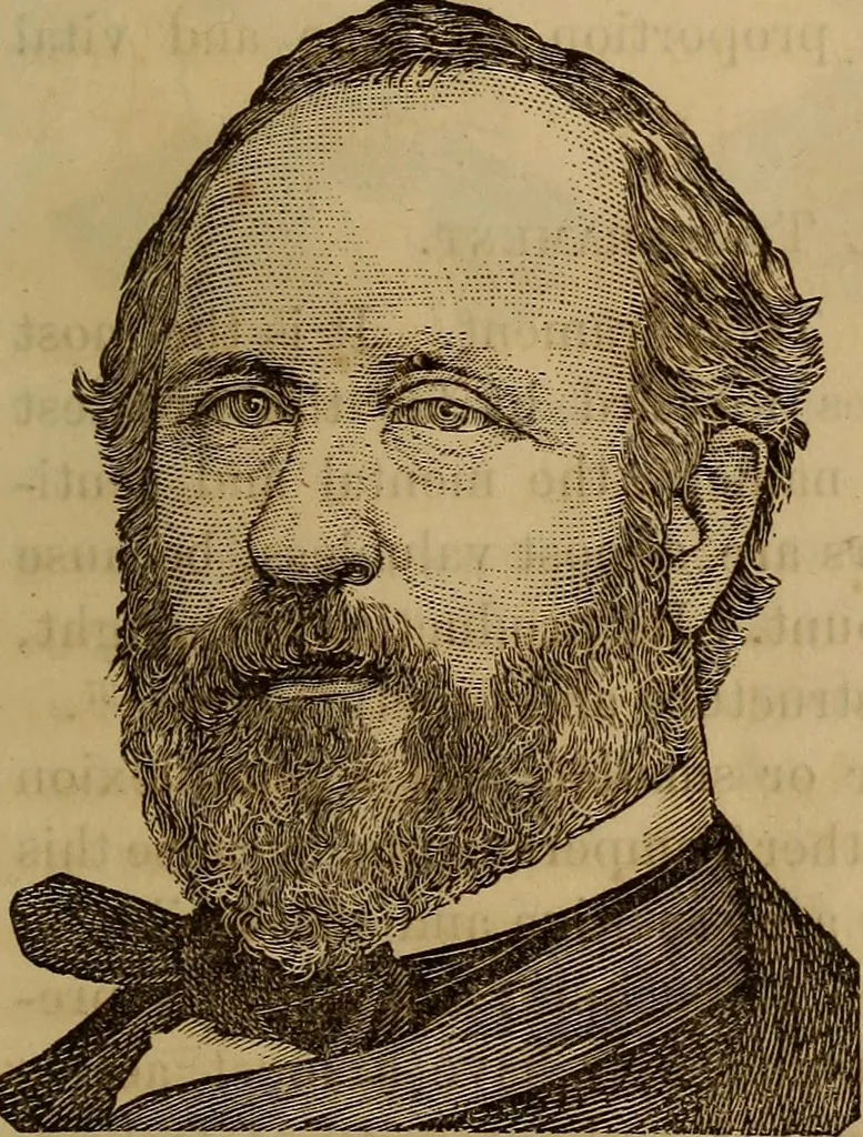 An illustration from Human science, or, Phrenology : its principles, proofs, faculties, organs, temperaments, combinations, conditions, teachings, philosophies, etc., etc. : as applied to health, its values, laws, functions, organs, means, preservation, restoration, etc. : mental philosophy, human and self improvement, civilization, home, country, commerce, rights, duties, ethics, etc. : God, His existence, attributes, laws, worship, natural theology, etc. : immortality, its evidences, conditions, relations to time, rewards, punishments, sin, faith, prayer, etc. : intellect, memory, juvenile and self education, literature, mental discipline, the senses, sciences, arts, avocations, a perfect life, etc., etc., etc., 1873, leaf 284