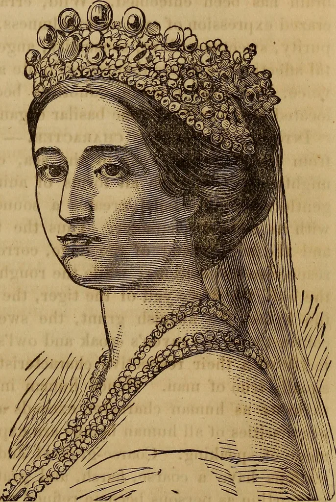 An illustration from Human science, or, Phrenology : its principles, proofs, faculties, organs, temperaments, combinations, conditions, teachings, philosophies, etc., etc. : as applied to health, its values, laws, functions, organs, means, preservation, restoration, etc. : mental philosophy, human and self improvement, civilization, home, country, commerce, rights, duties, ethics, etc. : God, His existence, attributes, laws, worship, natural theology, etc. : immortality, its evidences, conditions, relations to time, rewards, punishments, sin, faith, prayer, etc. : intellect, memory, juvenile and self education, literature, mental discipline, the senses, sciences, arts, avocations, a perfect life, etc., etc., etc., 1873, leaf 308