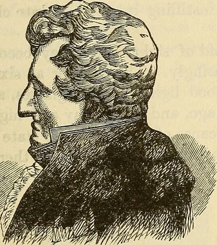 An illustration from Human science or phrenology. Its principles, proofs, faculties, organs, temperaments, combinations, conditions, teachings, philosophies, etc., etc. as applied to health. Its value, laws, functions, organs, means, preservation, restoration, etc. Mental philosophy, human and self improvement, civilization, home country, commerce rights, duties, ethics, etc. God, His existence, attributes, laws, worship, natural theology, etc. Immortality, its evidences, conditions, relations to time, rewards, punishments, sin, faith, prayer, etc. Intellect, memory, juvenile and self education, literature, mental discipline, the senses, sciences, arts, avocations, a perfect life, etc., etc, 1880, leaf 1012