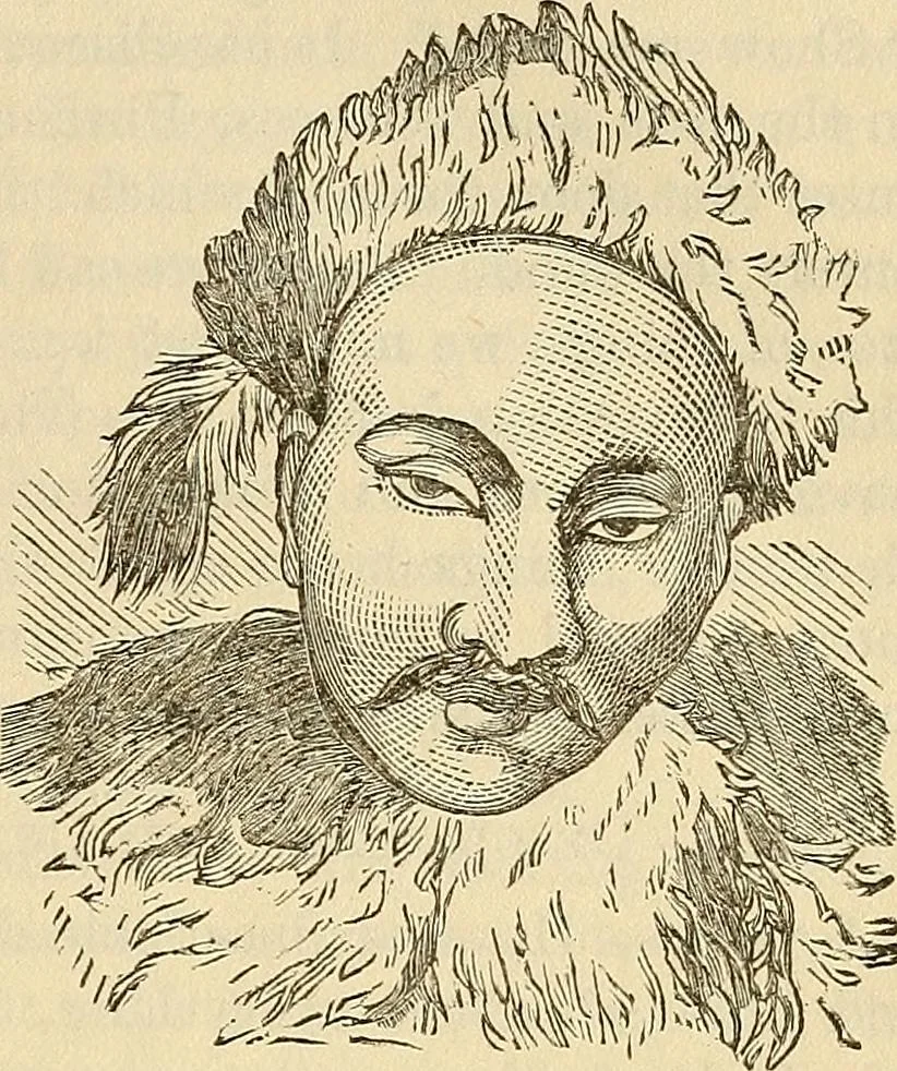 An illustration from Human science or phrenology. Its principles, proofs, faculties, organs, temperaments, combinations, conditions, teachings, philosophies, etc., etc. as applied to health. Its value, laws, functions, organs, means, preservation, restoration, etc. Mental philosophy, human and self improvement, civilization, home country, commerce rights, duties, ethics, etc. God, His existence, attributes, laws, worship, natural theology, etc. Immortality, its evidences, conditions, relations to time, rewards, punishments, sin, faith, prayer, etc. Intellect, memory, juvenile and self education, literature, mental discipline, the senses, sciences, arts, avocations, a perfect life, etc., etc, 1880, leaf 1014